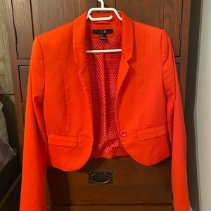 XXI US size 6 women's Orange blazer